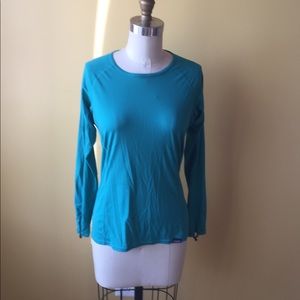 Patagonia turquoise lightweight longsleeve shirt